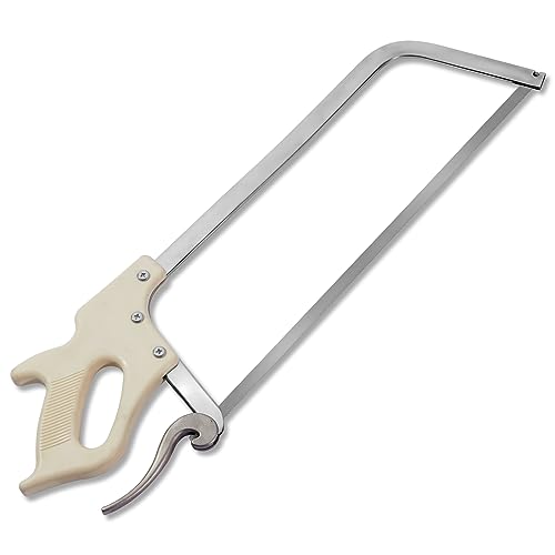 KATA Meat Bone Saw for Butchering: 22-inch Hand Saw Butcher Saw for Meat Bone Cutting - Meat Saw for Butchering at Home with SK5 Blade - Handsaws for Meat Processing, Processed Livestock and Game