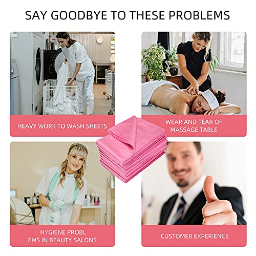 100 PCS Disposable Massage Table Sheets Non Woven Fabric SPA Bed Cover Breathable Polypropylene 31