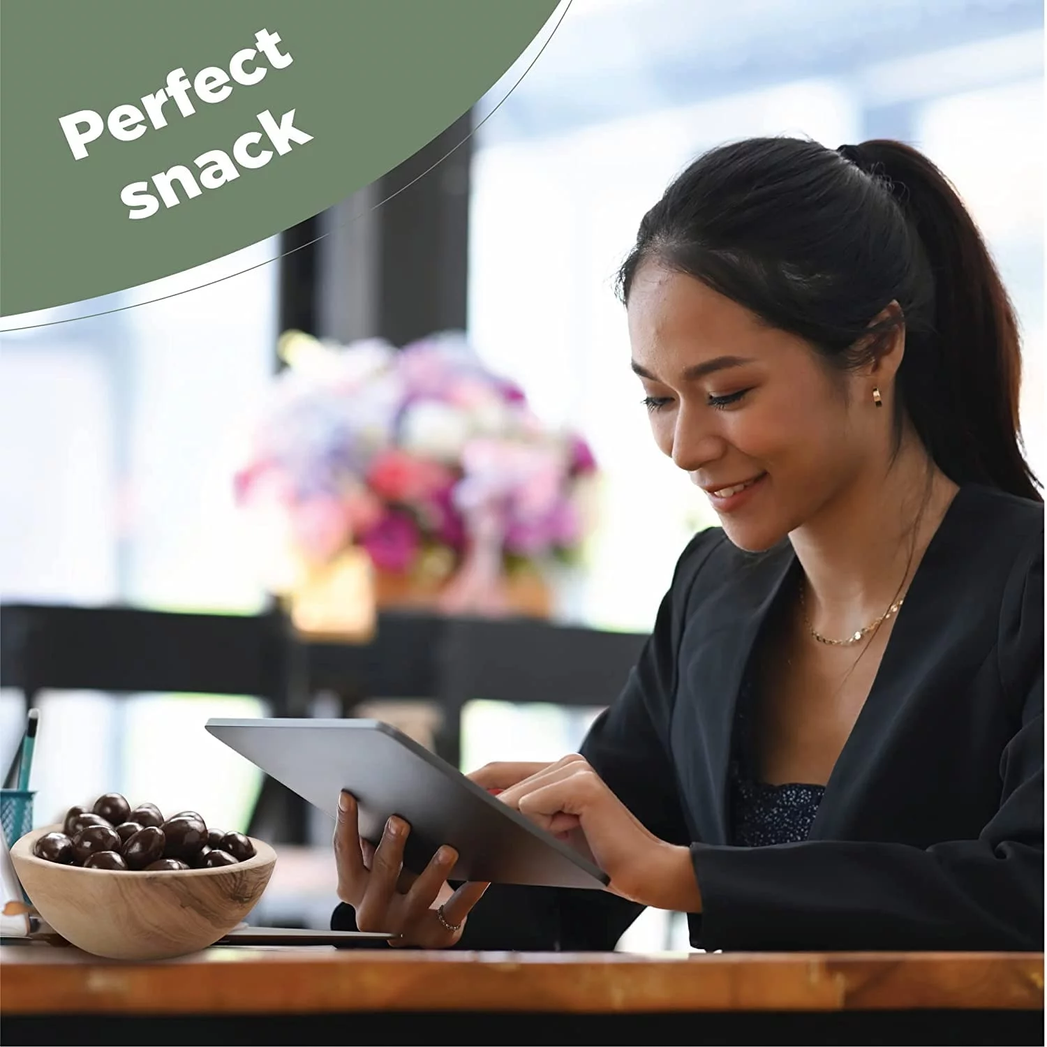 Dark Chocolate Covered Raisins Candy (1 Pound Bag)