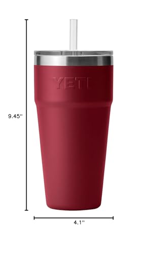 YETI Rambler 26 oz Straw Cup, Vacuum Insulated, Stainless Steel with Straw Lid