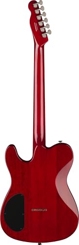 Fender Custom Telecaster FMT HH Electric Guitar, Features Seymour Duncan '59/Pearly Gates Humbuckers with Coil Tap, with 2-Year Warranty, Black Cherry Burst