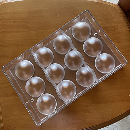 Goldbaking Ball Chocolate Mold Ball Polycarbonate Mould Chocolate Mold Hot Chocolate Bomb (Middle 2inch)