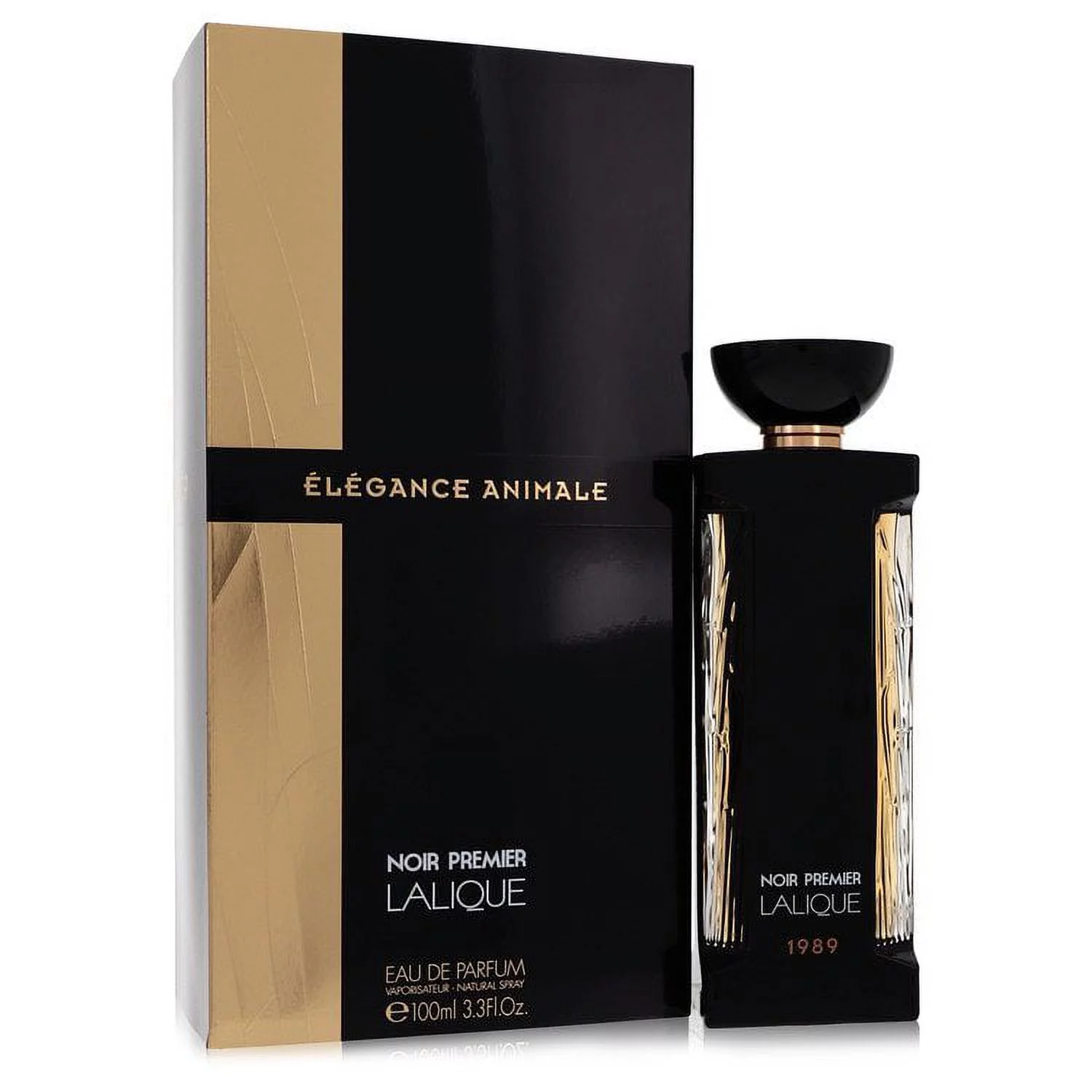 Elegance Animal by Lalique Eau De Parfum Cologne Spray 3.3 oz for Female