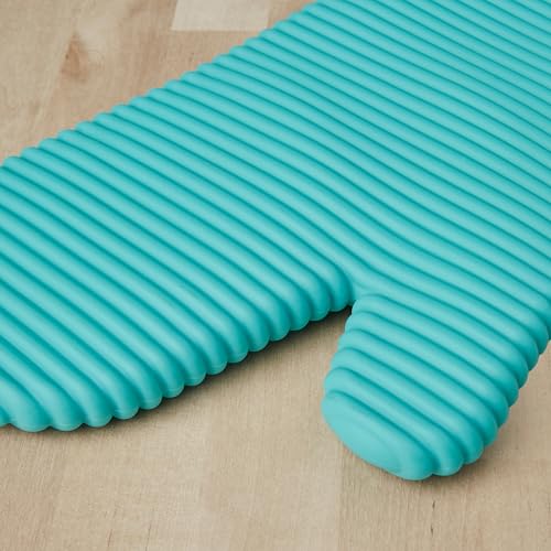 KITCHENAID Ribbed Soft Silicone Oven Mitt 2-Pack Set, 7.5