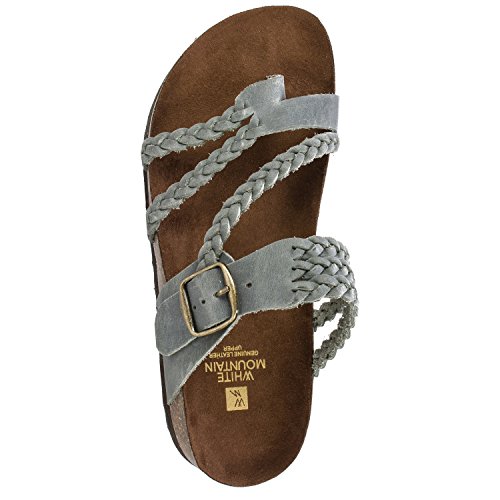WHITE MOUNTAIN Women's Hayleigh Braided Signature Comfort-Molded Footbed Sandal