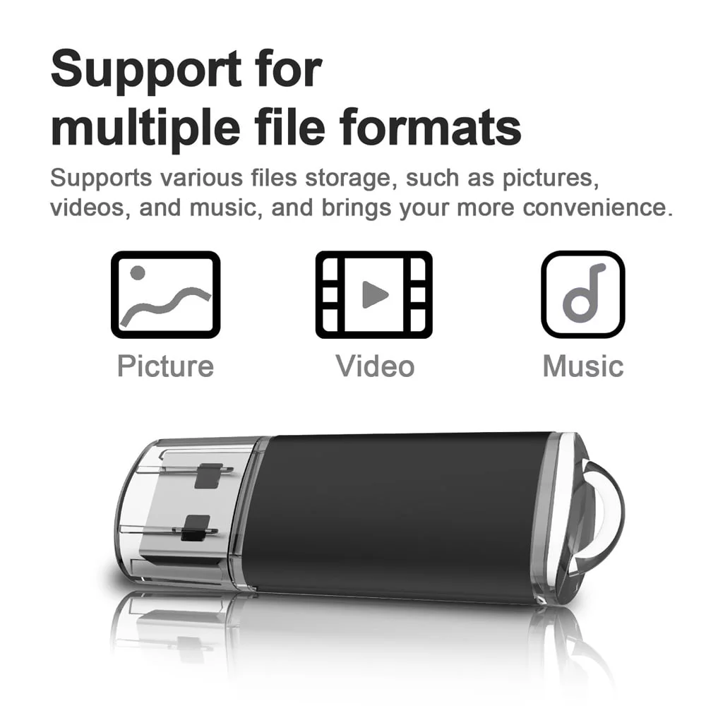 KOOTION 32GB USB Flash Drive 10 Pack Thumb Drives Bulk Memory Stick for Backup Data Storage Laptop PC