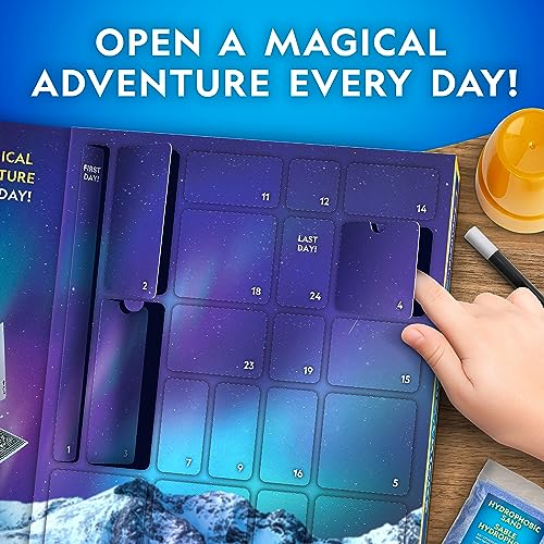 National Geographic Magic Advent Calendar 2025 – 24 Days of Magic Tricks & Science Experiments, Holiday Countdown Calendar for Kids, Christmas Activity
