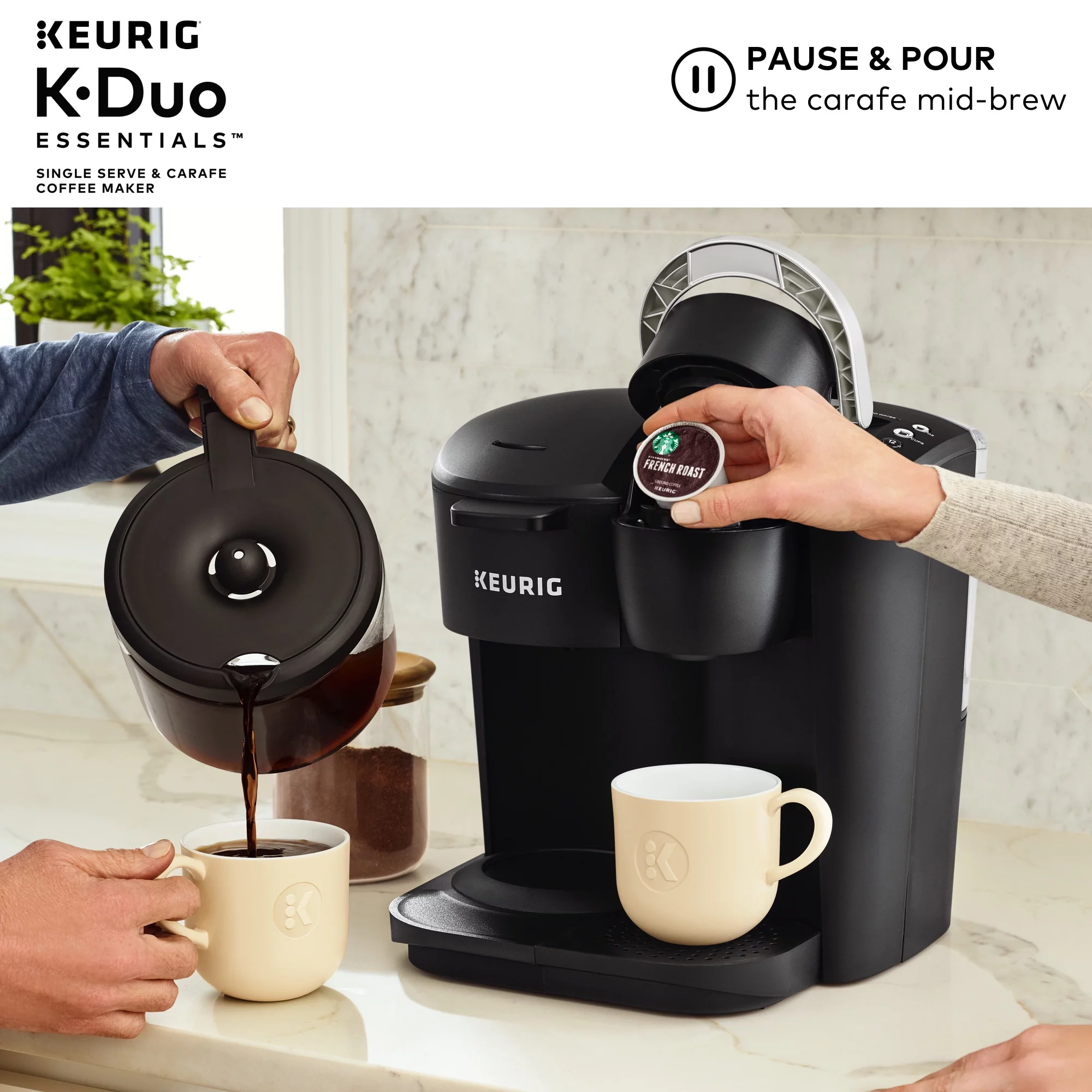 Keurig K-Duo Essentials Single Serve & Carafe Coffee Maker