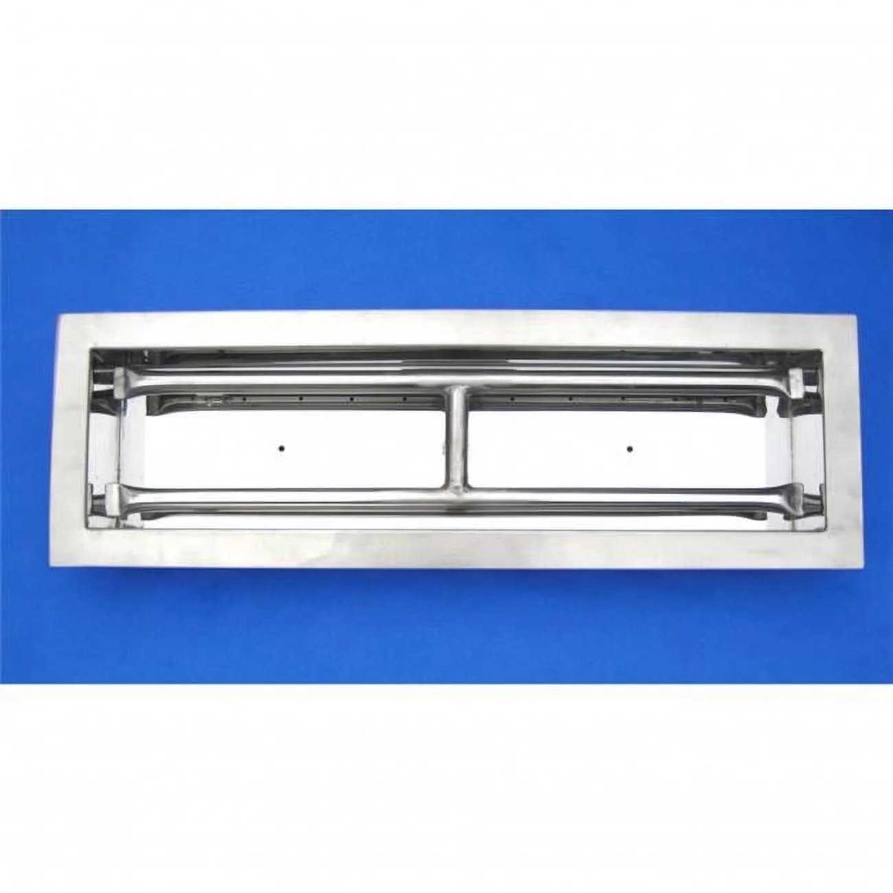 SS Dual Flame Flanged Burner, 18 in.