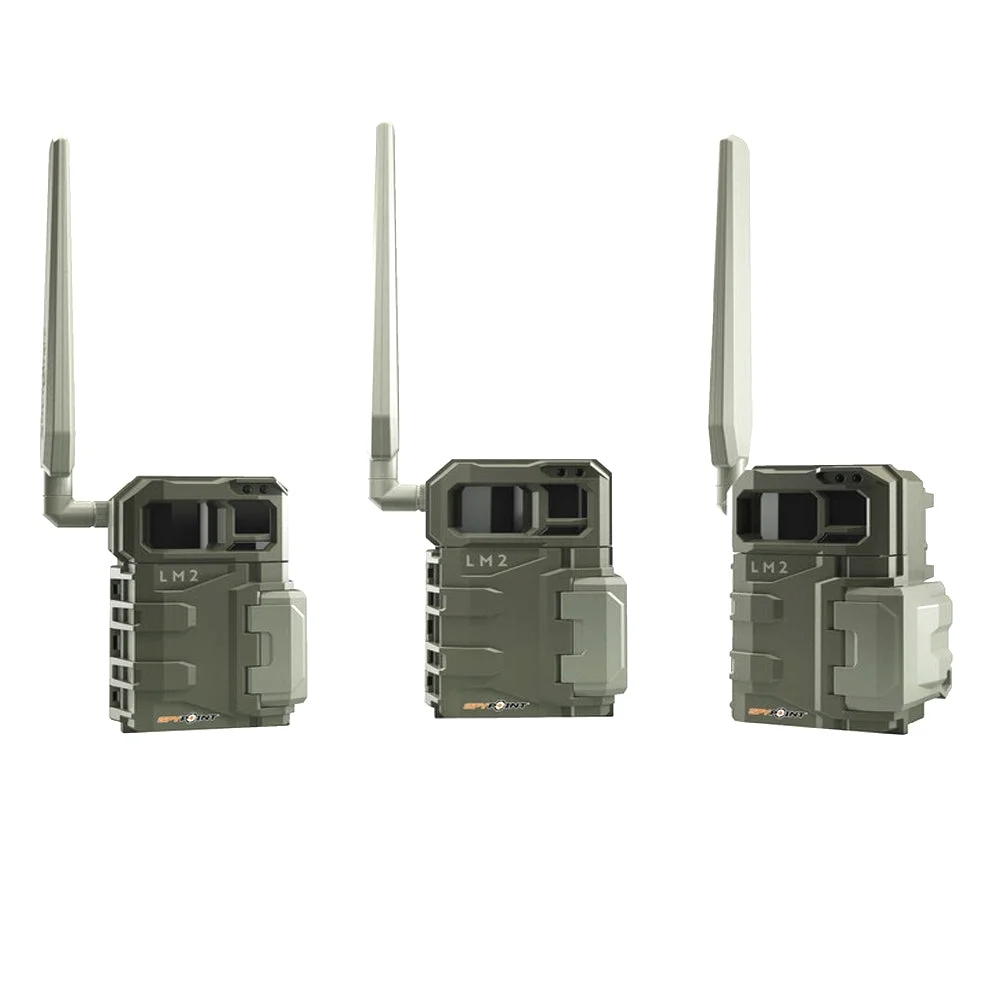 SPYPOINT LM2 Cellular Trail Camera - 20MP Photos, Infrared Game Night Vision Photos, 90' Flash Spy Camera & Detection Range, 0.5S Trigger Speed, Optimized Antenna, Photos Sent to App VNZ