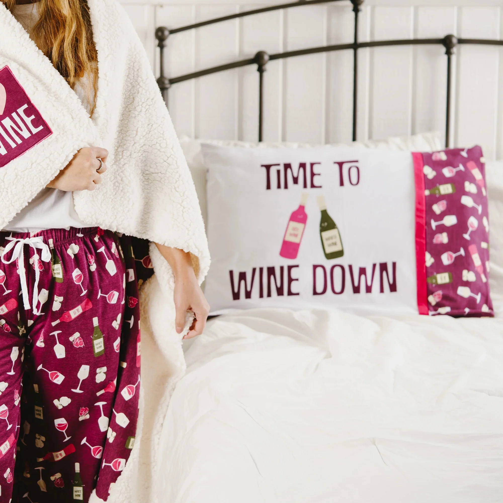 Wine Down 20 x 26 Pillowcase