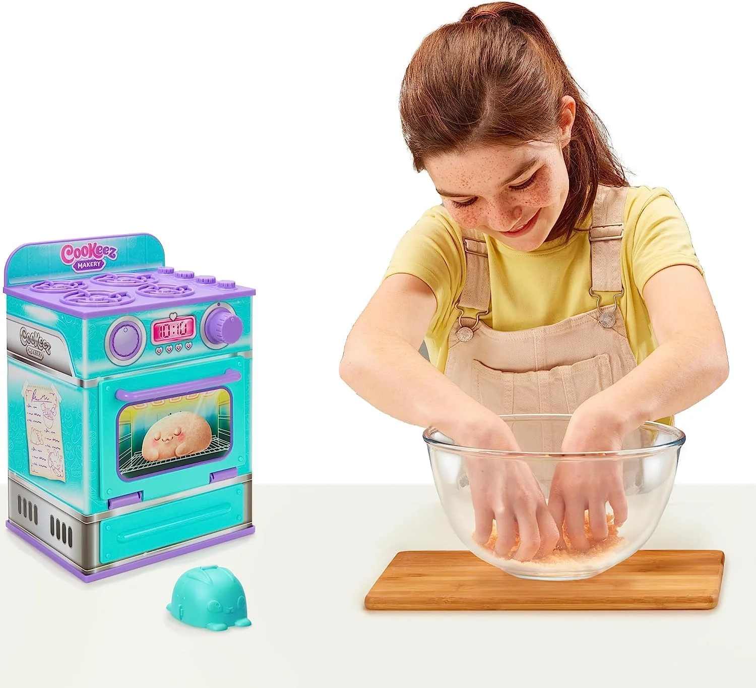 COOKEEZ MAKERY Baked Treatz Oven. Mix & Make a Plush Best Friend! Place Your Dough in The Oven and Be Amazed When A Warm, Scented, Interactive, Plush Friend Comes Out! Top 2023
