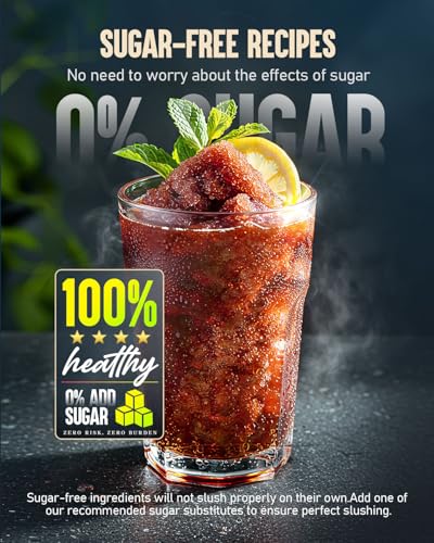 Slushie Machine, 88 oz INOVIVA Slushy Machine for Home with Self-Cleaning Function, No Ice Needed, Professional Frozen Drink Maker, 5 Preset Programs, Frozen Margaritas, Frappés, Milkshake, and More