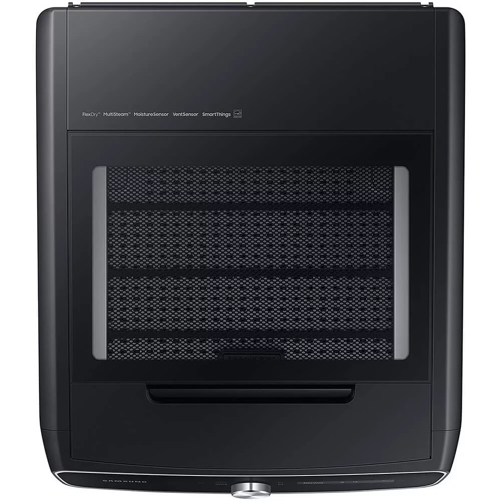 Samsung DVE60A9900V 7.5 Cu. Ft. Smart Dial Electric Dryer w/ FlexDry - Brushed Black