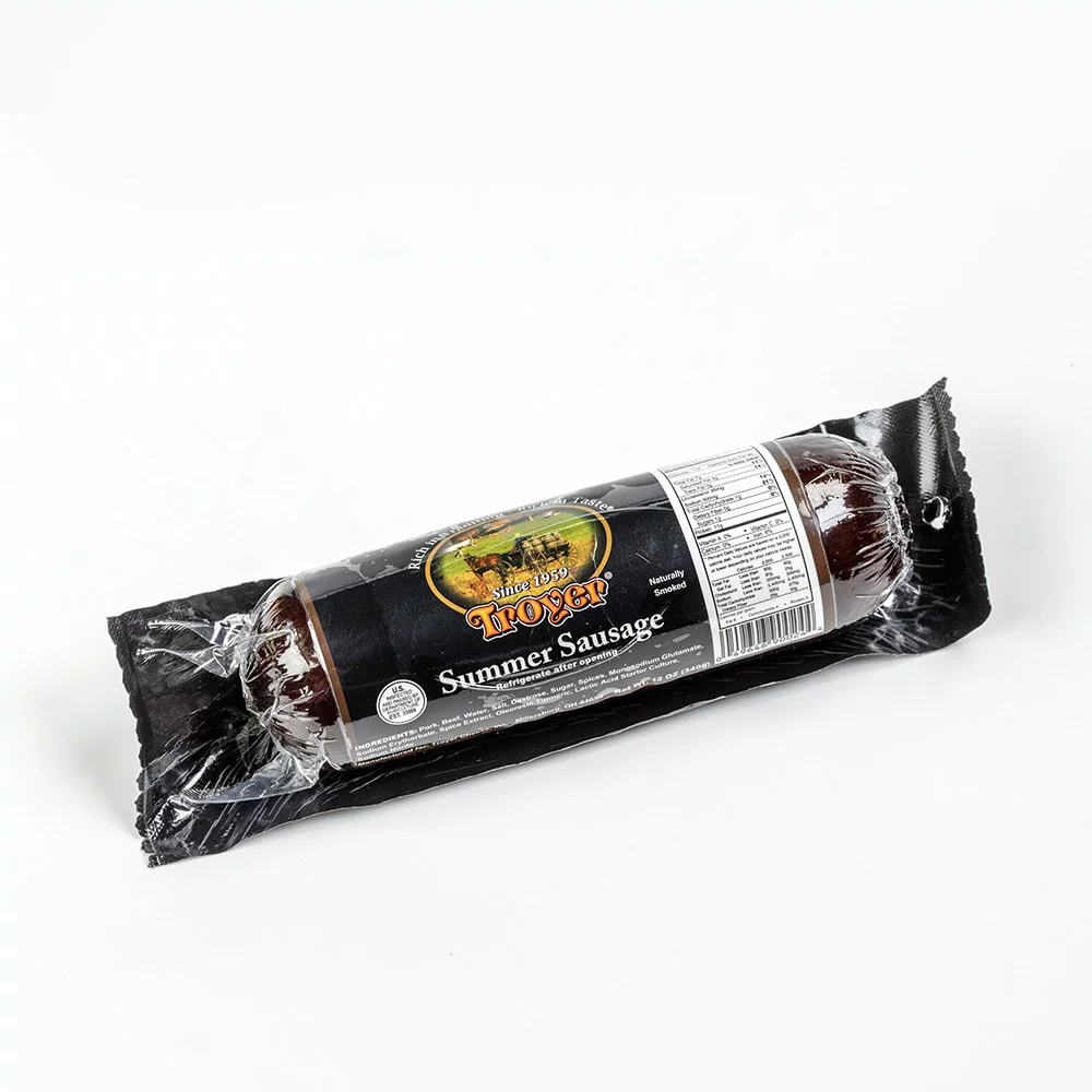 Summer Sausage Plain from Amish Country Slice and Enjoy Pack of 2