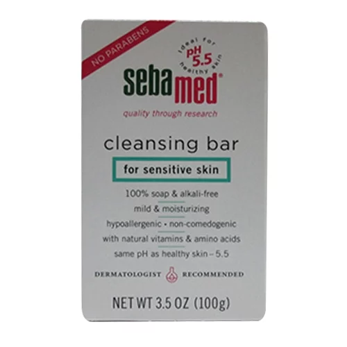 Sebamed Cleansing Bar For Sensitive Skin - 3.5 Oz, 6 Pack