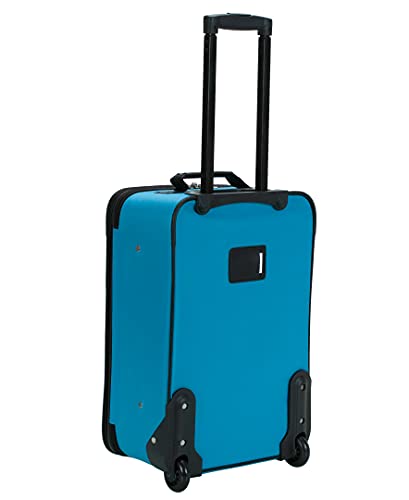 Rockland Fashion Expandable Softside Upright Luggage Set, Charcoal, 2-Piece (14/19)