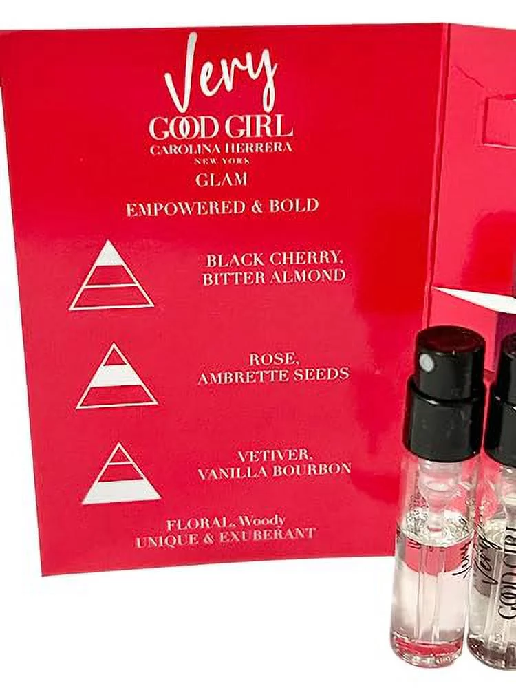 Very  Girl GLAM PARFUM Sample Spray Perfume WOMEN 1.5 Ml / 0.05 Fl Oz (Set Of 3) Clear