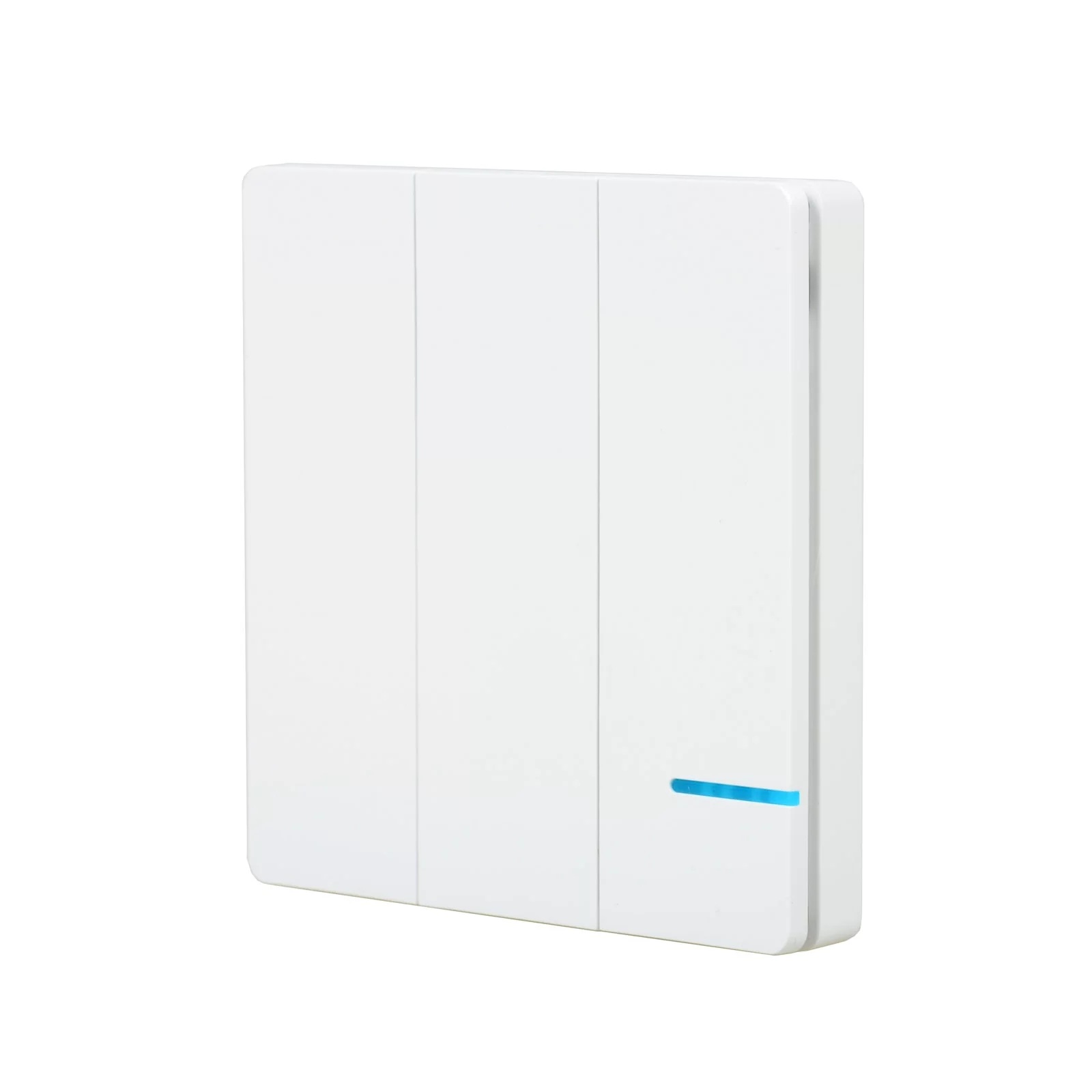 GREENCYCLE Smart Light Switch WiFi Wall Wireless 3-gang Switch + 3x WIFI Receiver Compatible with Amazon Alexa and Google Home Remote Control Lights and Appliances Timing Function