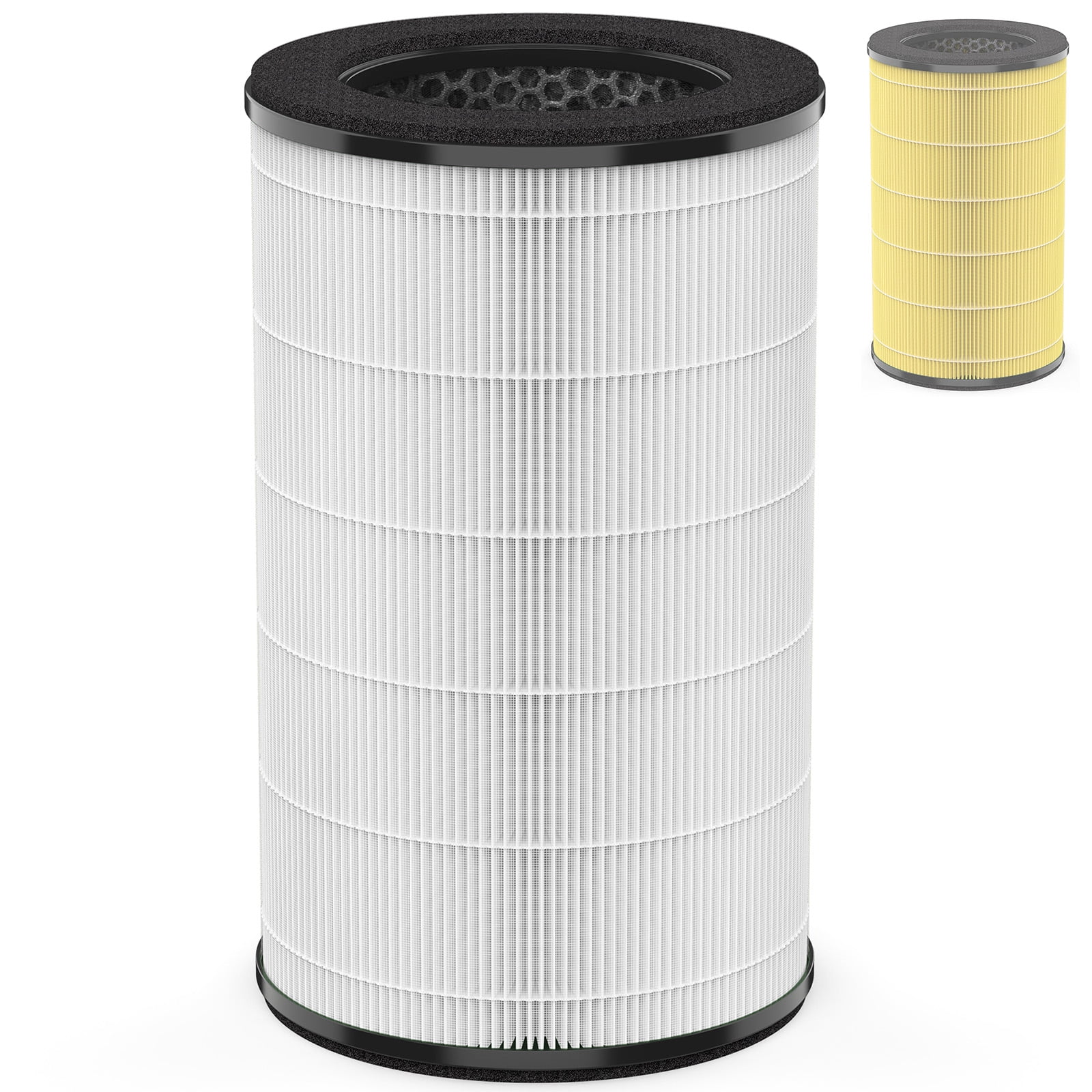 DAJDAH [Standard Ver.] AP-T45 AP-T40FL Replacement Filter Compatible with HoMedics Air Purifier Filter Replacement AP-T40 AP-T45 AP-T40WT AP-T45WT 1461901, for Removing 99.97% Particles, White 1-Pack