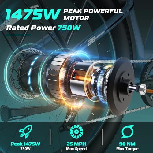 Vivi ACE01 Electric Bike for Adults, 26