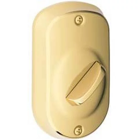 Schlage Bright Brass Steel Electronic Deadbolt