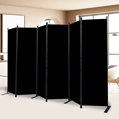Room Divider and Folding Privacy Screens， 8 Panel Wide Room Divider Wall Screen for Room Separtition, Partition Room Dividers Fabric Panel Wall Dividers Freestanding for Office, Bedroom, Studio Dorm