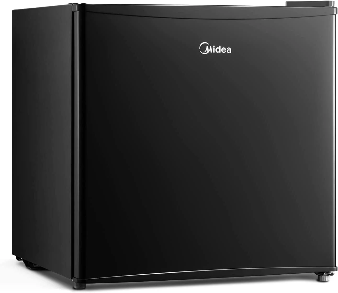 Excellent Midea WHS-65LB1 Compact Single Reversible Door Refrigerator  1.6 Cubic Feet(0.045 Cubic Meter)  Black