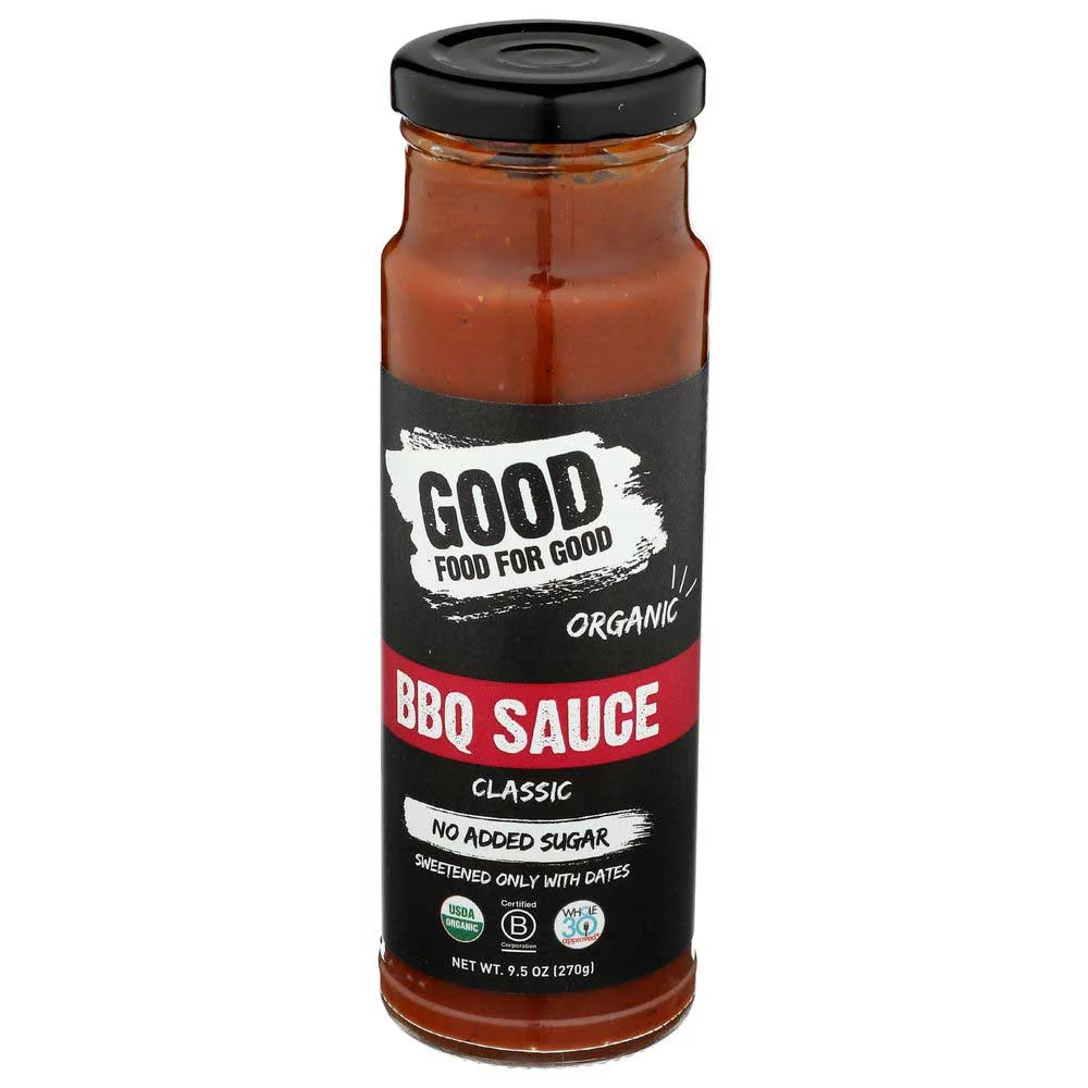 Good Food For Good Organic Classic Barbeque Sauce, 9.5 Ounce -- 6 per case.