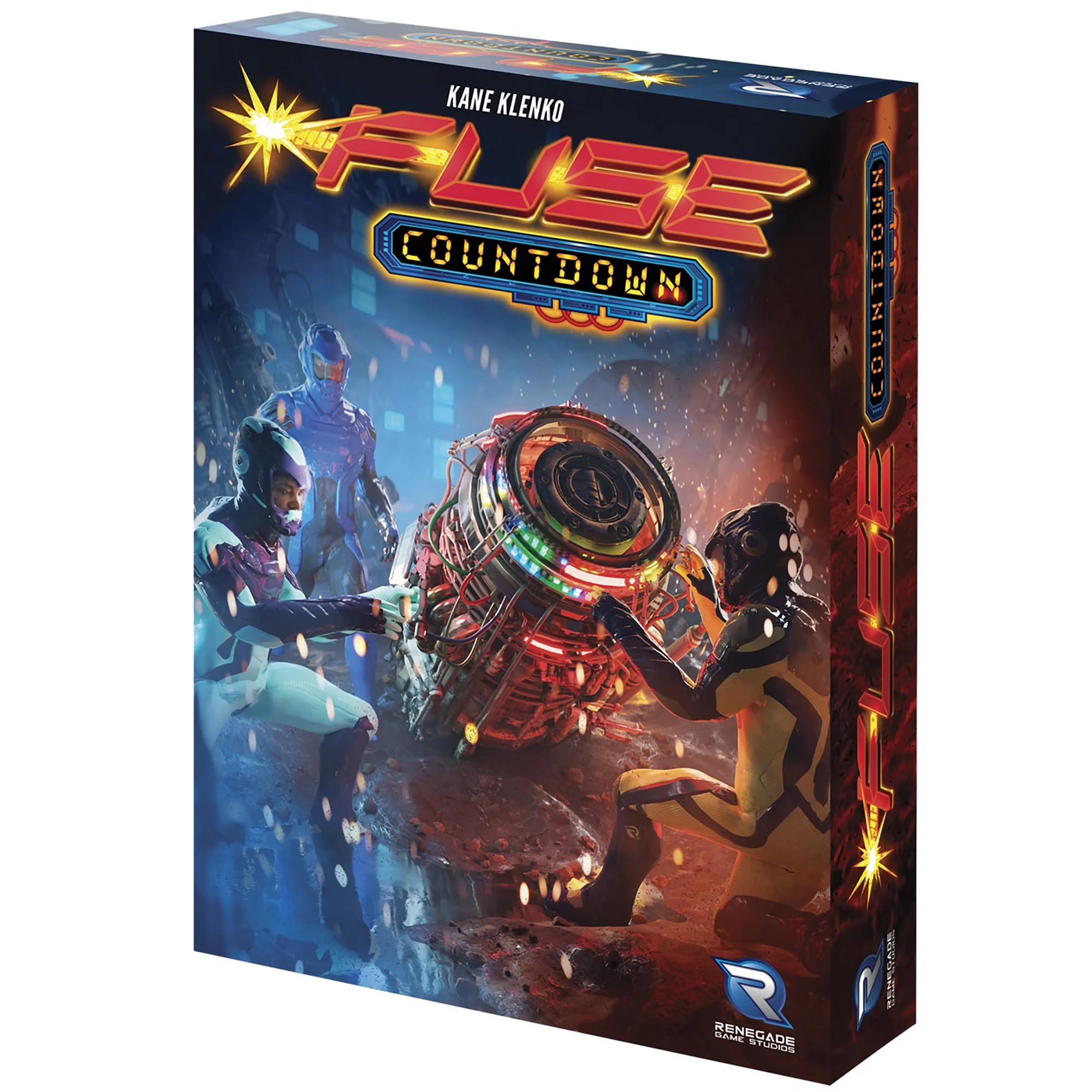 FUSE: Countdown - A Standalone Game Or Expansion For The Original Game, Renegade Game Studios, Cooperative Intense Gameplay, Family Strategy, Ages 14+, 1-5 Players, 10 Min Play Time