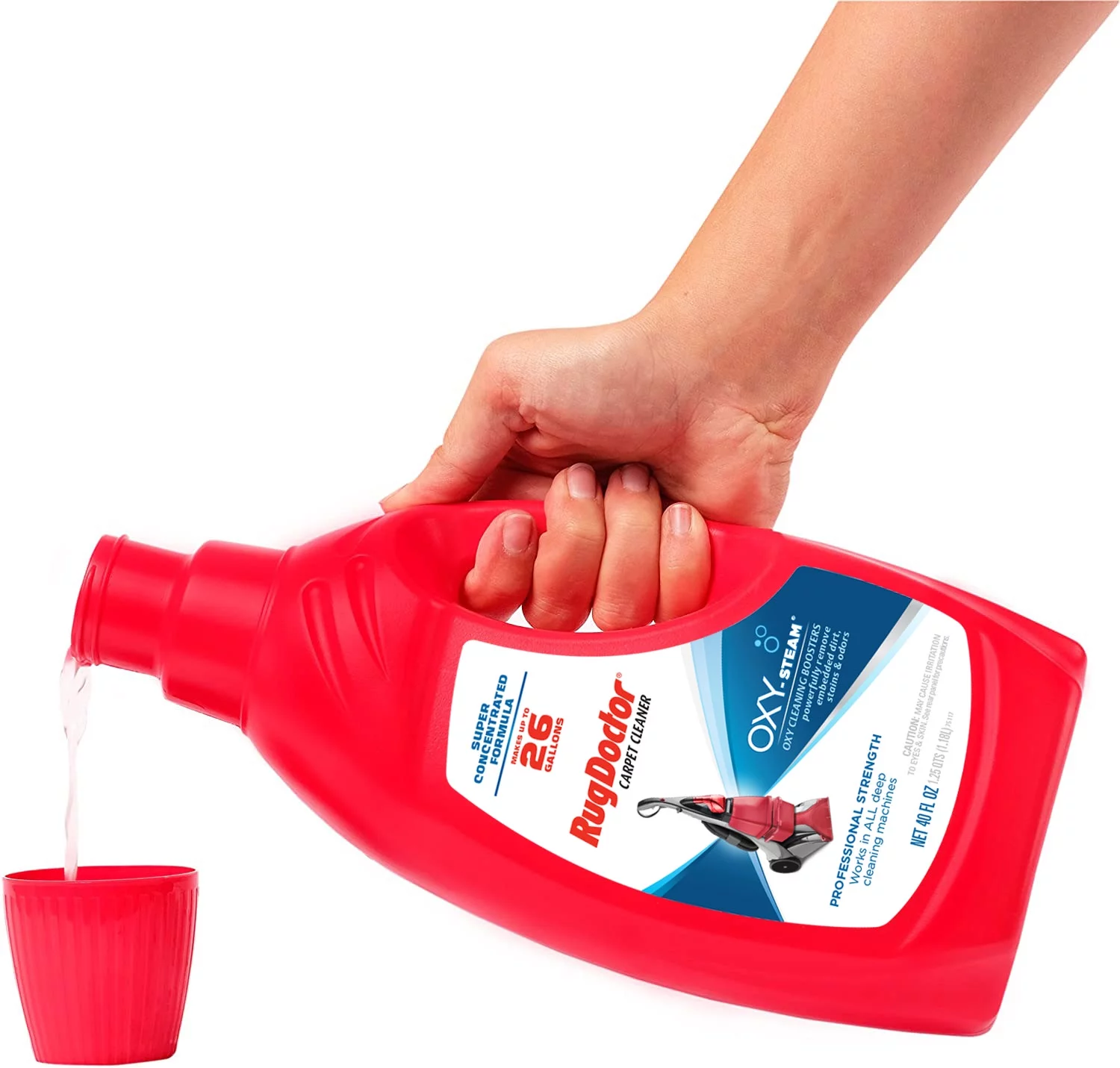 Rug Doctor Oxy Carpet Cleaner Solution, 40 oz., Deep Cleaning Formula