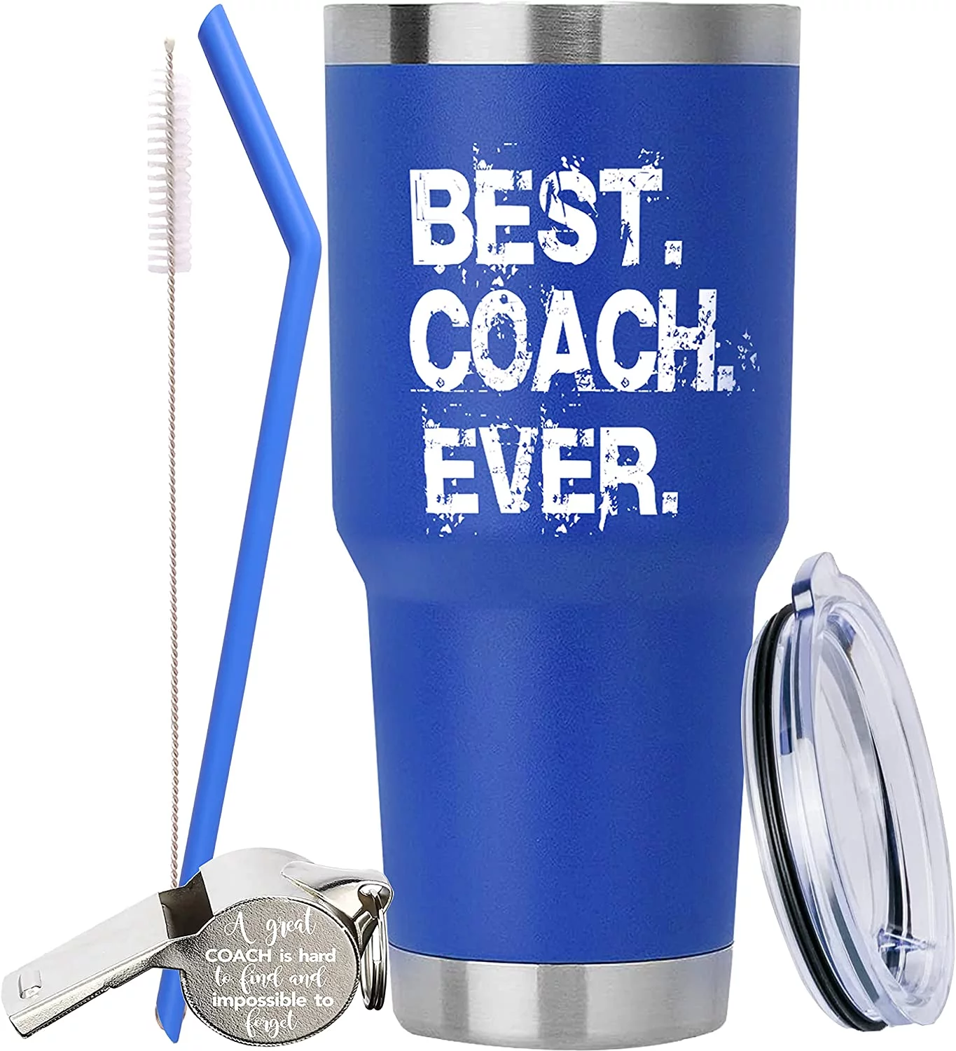 DORADREAMDEKO Dark Blue Coach Gifts: Best Coach Ever Tumblers & Ideas for Women, Cheer Gifts & Christmas Presents, Perfect Coaches Gift