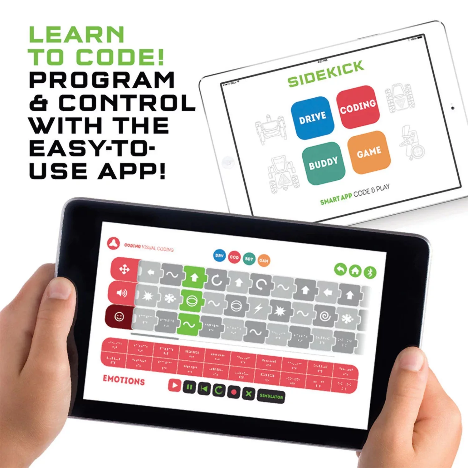 Thames & Kosmos  4-Wheeled Rover Robotics Sidekick Smart Machines Toys