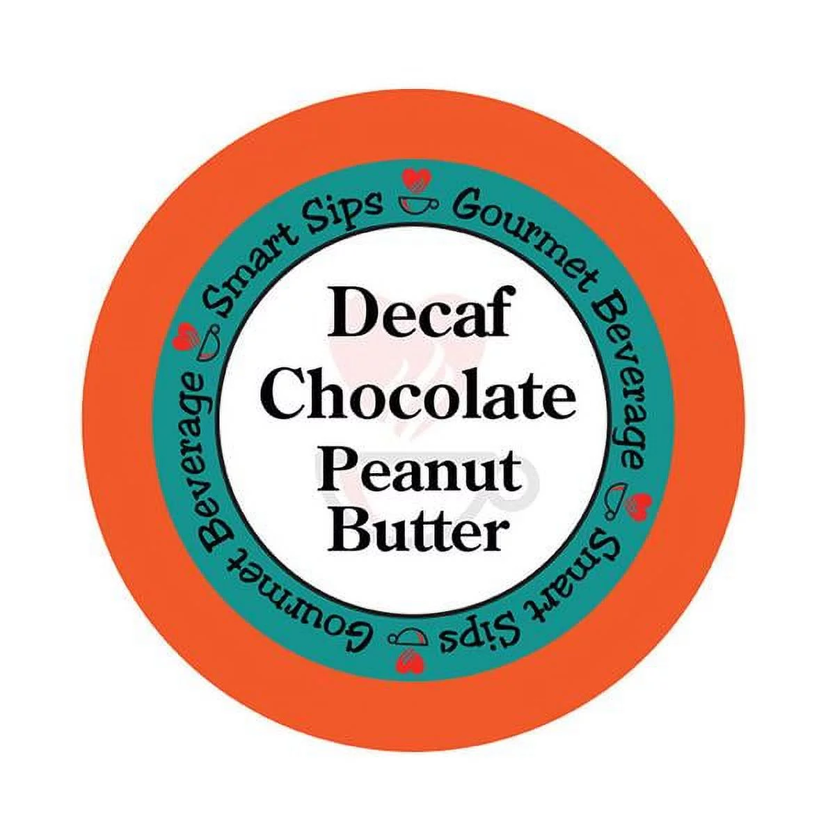 Smart Sips Coffee Decaf Chocolate Peanut Butter Flavored Coffee Pods, 72 Count for All Keurig K-cup Machines, Decaffeinated Flavored Coffee