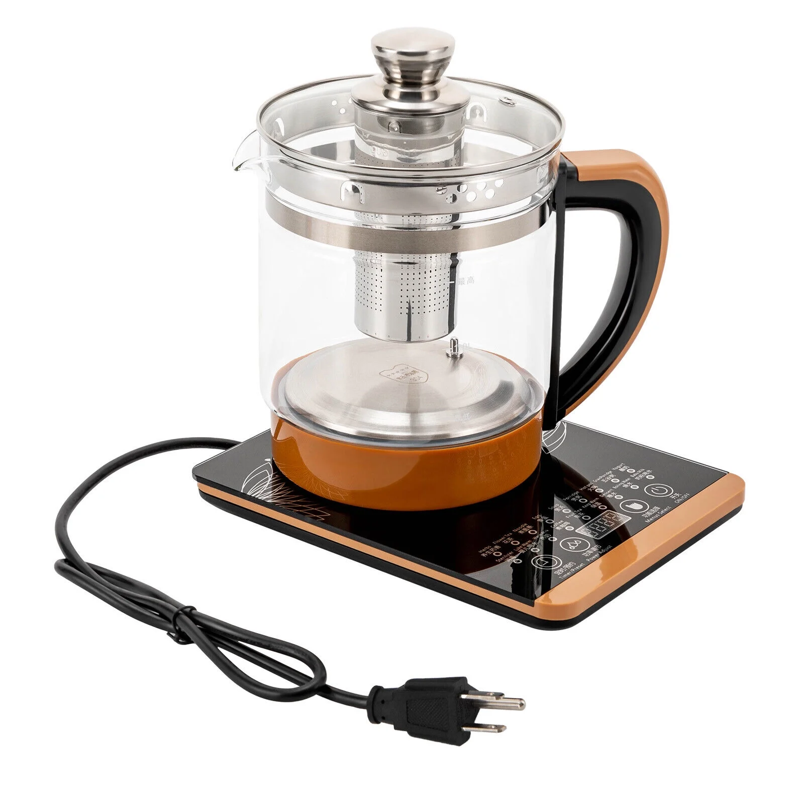 OUKANING 1.8L Electric Kettle Water Boiling Pot Automatic Heating Cold Boiling Pot Kitchen Tea Pot Household Cook Ware