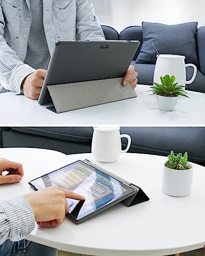ATOZEE 10 in Tablet 2 in 1 Android 14 Tablets with Keyboard 10 inch Tabletas, Include Mouse Stylus Pen Case, 6000mAh 6GB+32GB ROM 1TB Expandable Tableta, 2MP+8MP Dual Camera, WiFi-6 BT Tablet PC.