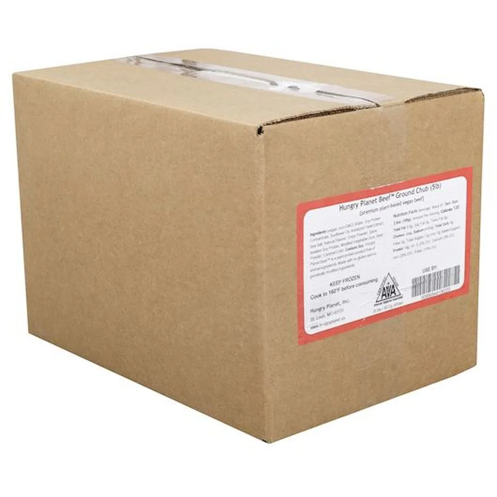Hungry Planet Vegan Ground Beef Chub, 5 Pound -- 4 per case