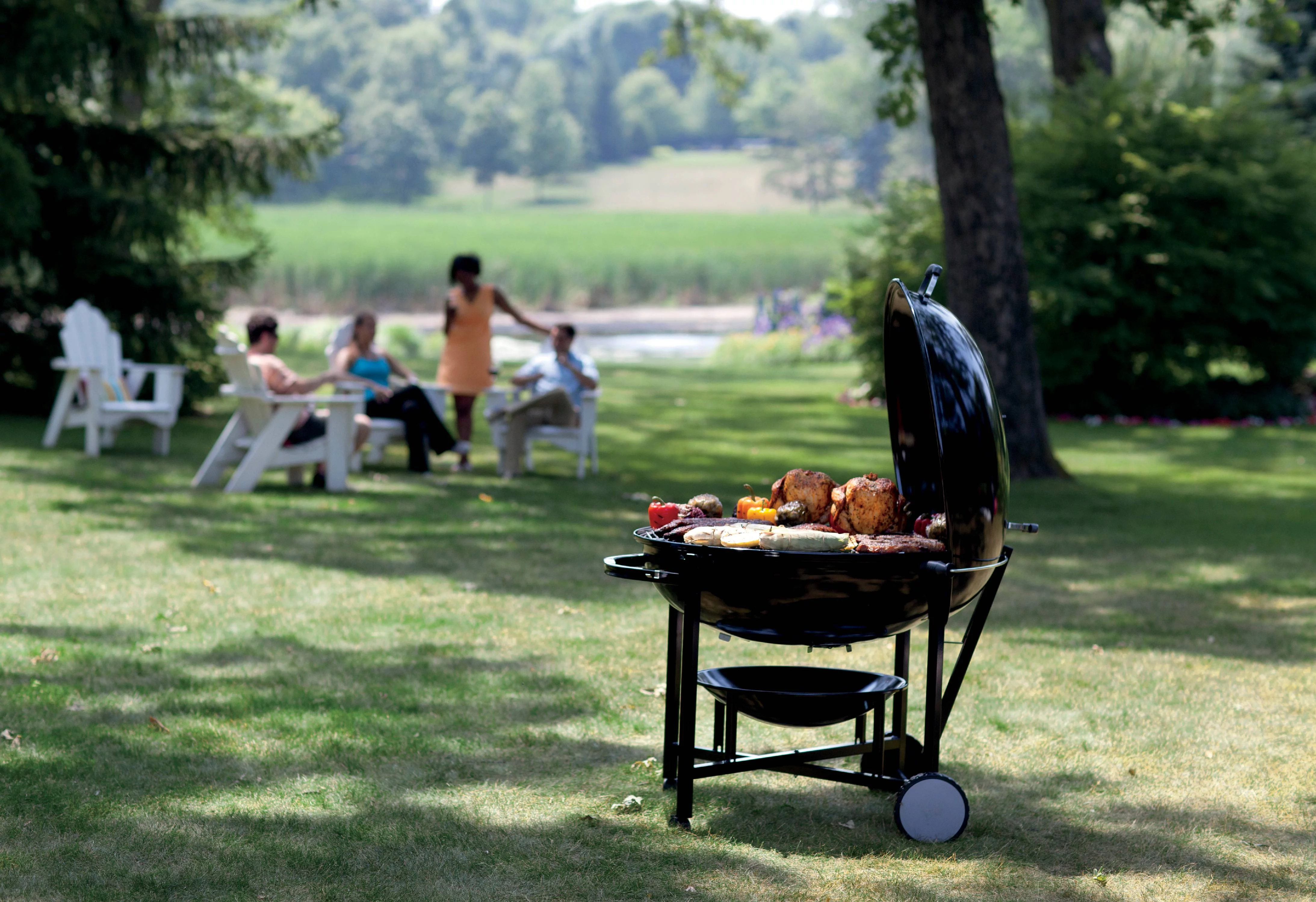 Weber Ranch Kettle 37'' Charcoal Grill