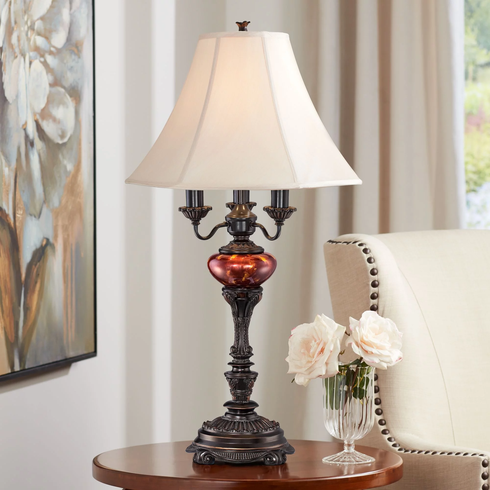 Barnes and Ivy Rhys Traditional Table Lamp 34