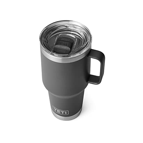 YETI Rambler 30 oz Travel Mug, Stainless Steel, Vacuum Insulated with Stronghold Lid