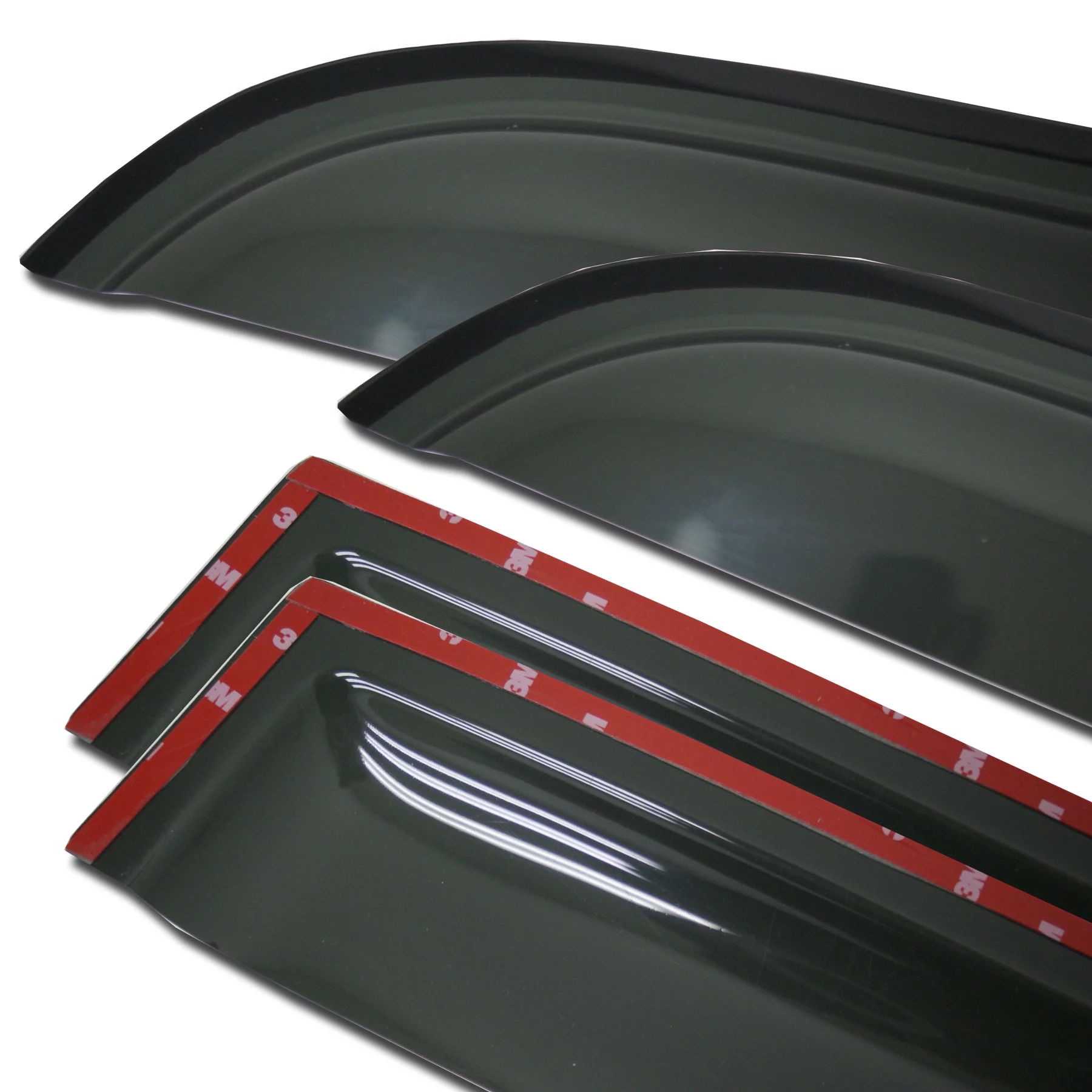 TuningPros WSVT2-373 Window Visor and Sunroof Type 2 For 2004-2008 Pontiac Grand Prix - Outside Mount 5 Pcs Set