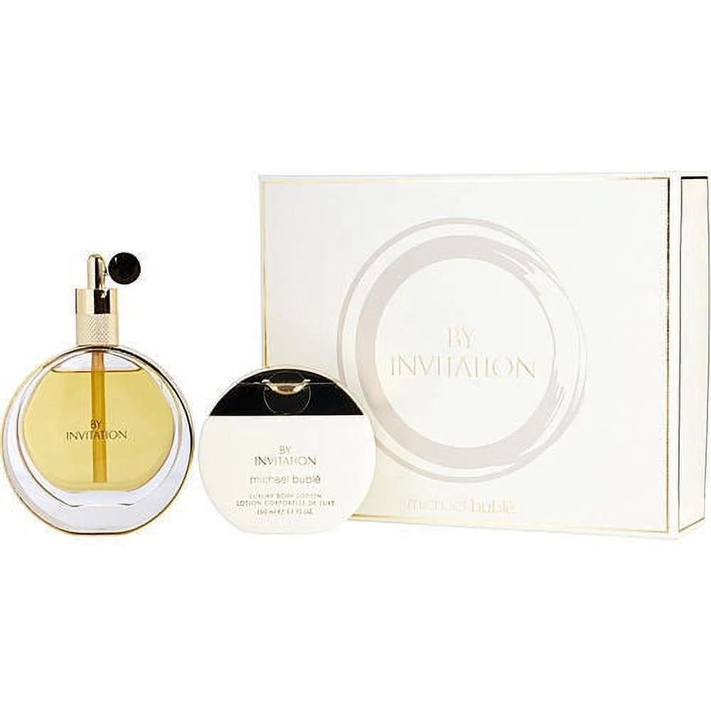 Michael Buble By Invitation Eau de Parfum & Body Lotion - 2 Piece Set - Enchanting Fragrance Experience