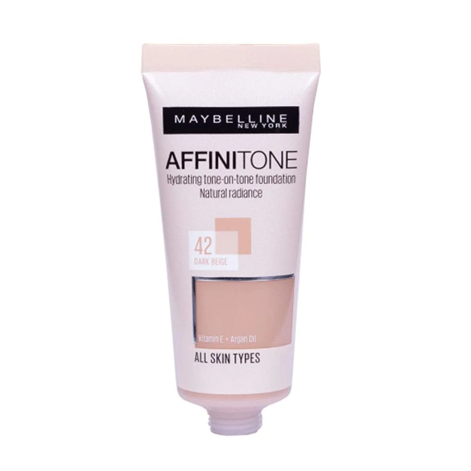 Maybelline Affinitone Perfecting And Protecting Foundation 30ml-42 Dark Beige