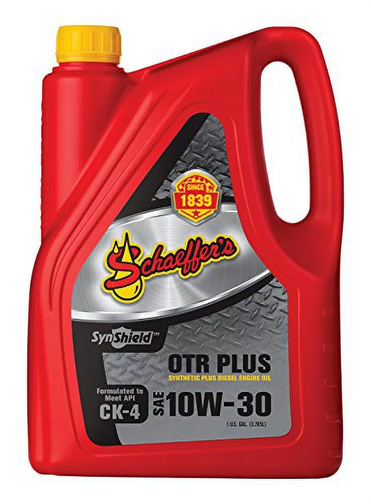 Schaeffer Manufacturing Co. 0711CK SynShield OTR Plus Diesel Engine Oil 1-Gallon Bottle