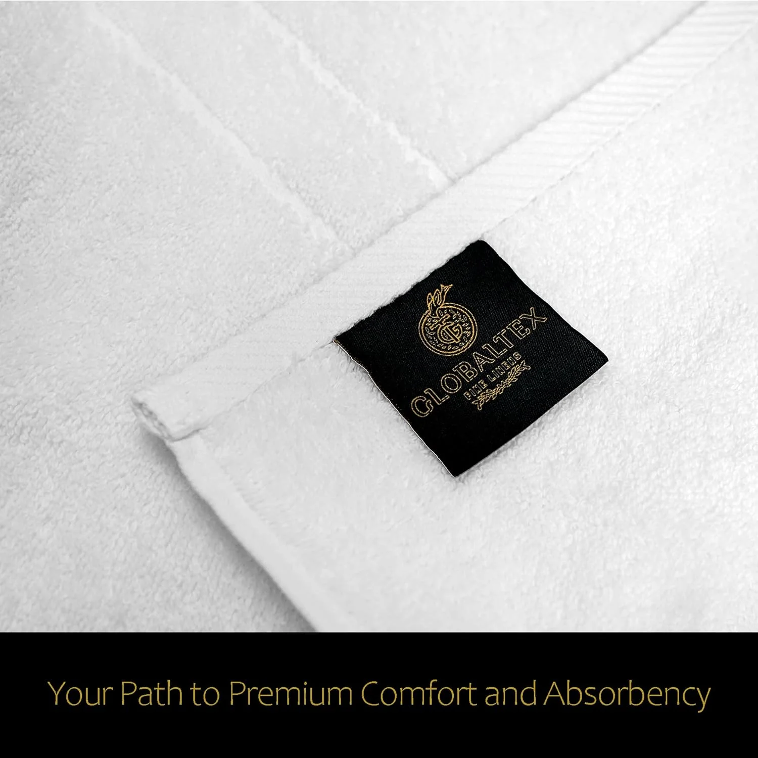 Baccarat Towel Collection (2 Pcs Bath Towel, White)