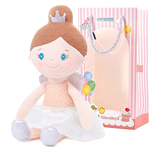 Gloveleya Baby Girl Gift First Baby Doll Plush Doll Print Sunflowers