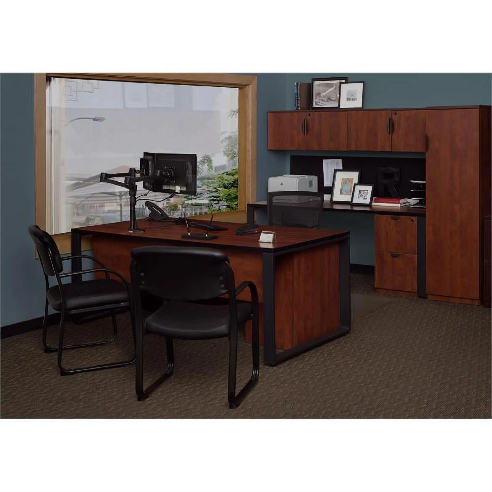 Crusoe Big & Tall Side Chair- Black