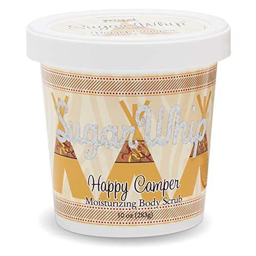 Primal Elements Sugar Scrub, Exfoliating Sugar Whip, Face and Body Cleanser, Moisturizer, Gingerbread, 10 oz Package