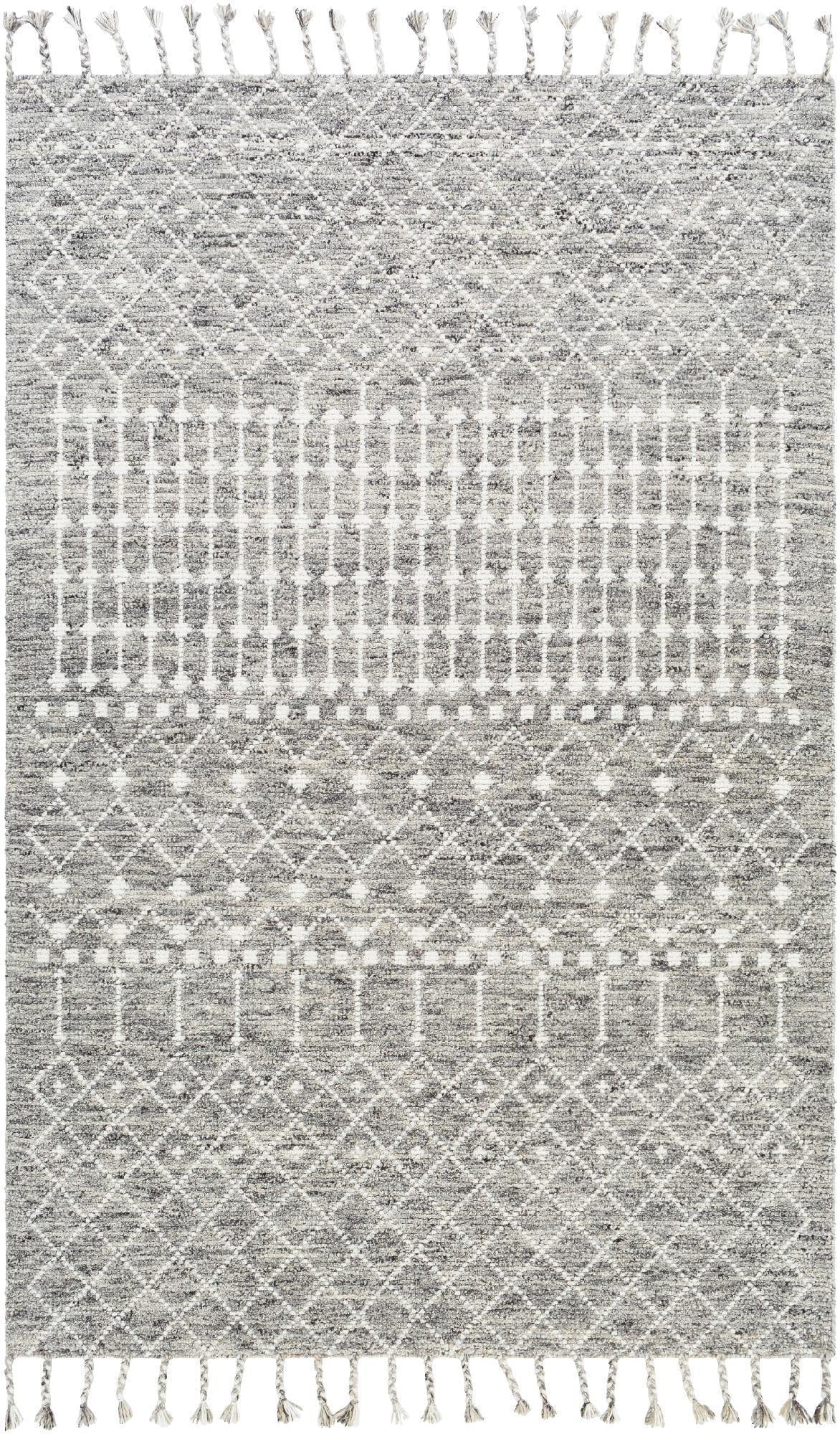 Mark&Day Wool Area Rugs, 2x3 Gouwe Global Charcoal Area Rug (2