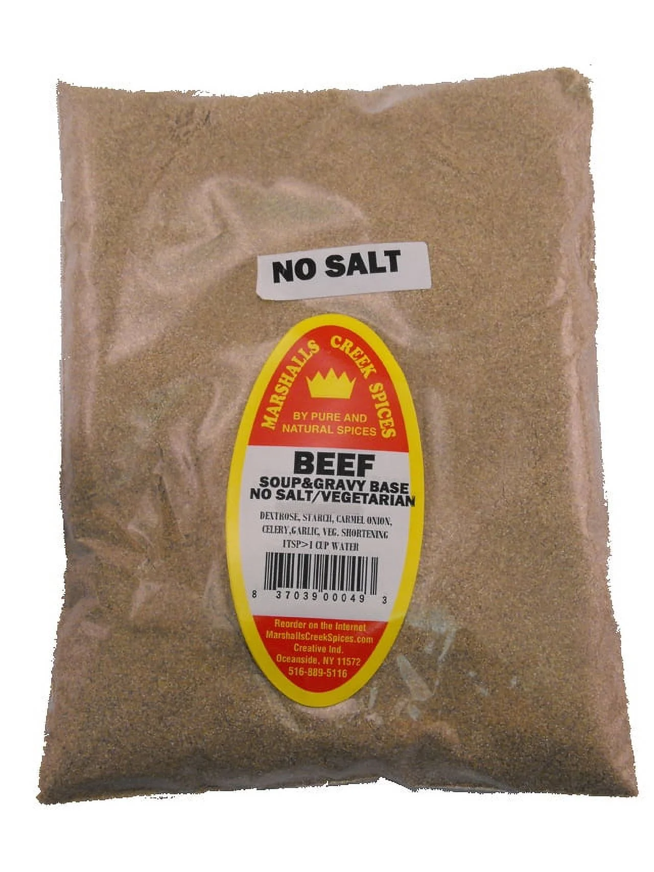 Marshalls Creek Spices XL SOUP AND GRAVY BOOST, BEEF, NO SALT/VEGETARIAN REFILL